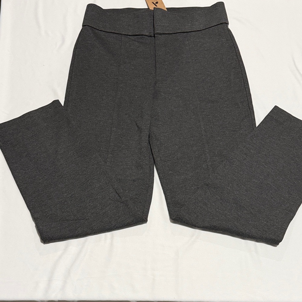 Amazon Women's Straight Leg Pants Size Small - Charcoal Grey